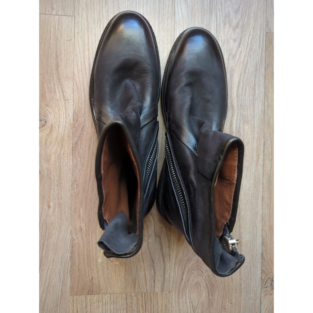A.S. 98 Fleetwood Moto Grunge Zip Ankle Boots Womens 10.5-11 EU 42 - Picture 5 of 12